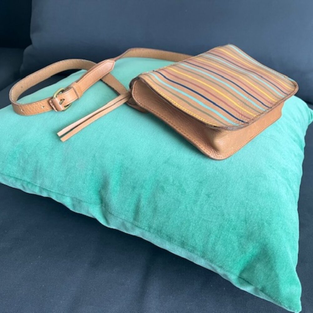 MADEWELL THE RAINBOW STRIPE POUCH BELT BAG